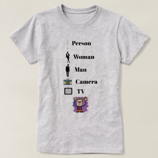 T-shirt de test cognitif (Design devant)