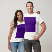 T-shirt de texture de bruit violet minimal - Perso (Unisexe)