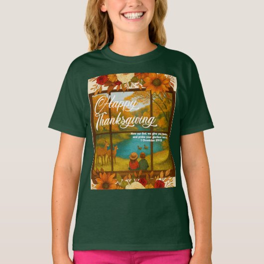T-Shirt de Thanksgiving (Devant)