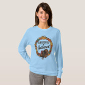 T-Shirt de Thanksgiving Grateful & Rassemblé (Devant entier)