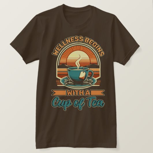 T-shirt de thé (Design devant)
