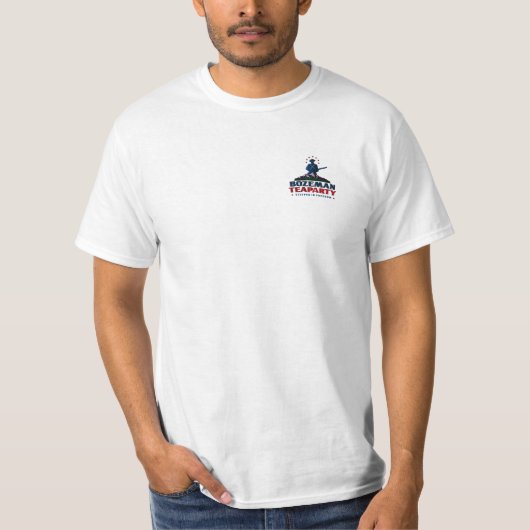 T-shirt de thé de Bozeman (Devant)