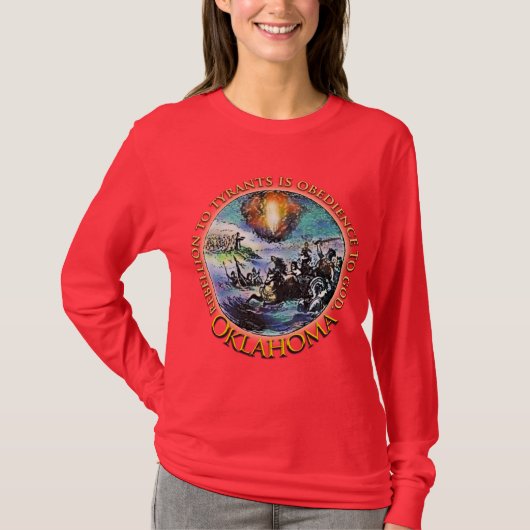 T-shirt de thé de l'Oklahoma (Devant)