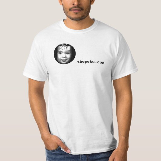 T-shirt de thepete.com (Devant)