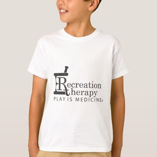 T-shirt de thérapie de récréation d'enfants (Devant)