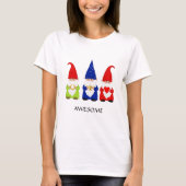 T-shirt de Three Cute Gnome (Devant)
