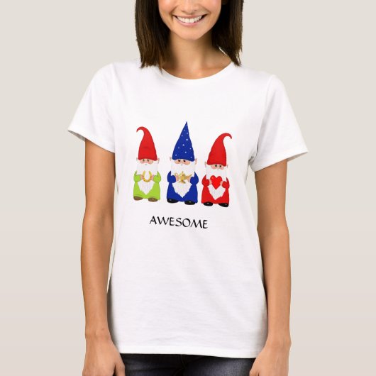 T-shirt de Three Cute Gnome (Devant)
