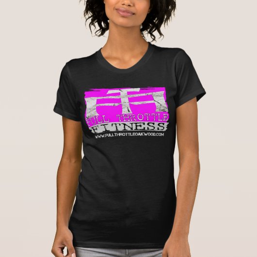 T-shirt de "timbre" de rose de forme physique de (Devant)