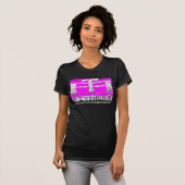 T-shirt de "timbre" de rose de forme physique de (Devant entier)