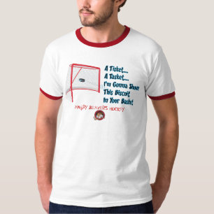 T-shirt de Tisket-Tasket - hockey fâché de casto