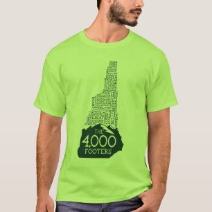 T-shirt de titres de bas de page de NH 4000 (logo