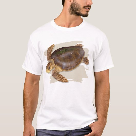 T-shirt de tortue de mer d'imbécile (Devant)