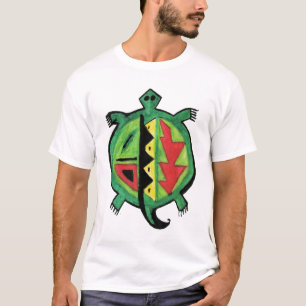 T-shirt de tortue verte