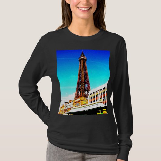 T-shirt de tour de Blackpool (Devant)