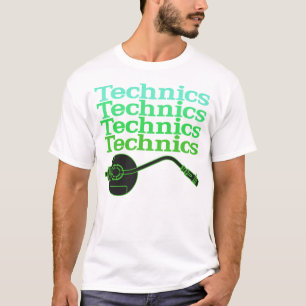 T-shirt de Tourne-disque de techniques