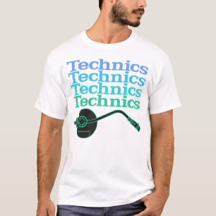 T-shirt de Tourne-disque de techniques
