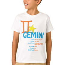 T-shirt de traits de Gémeaux