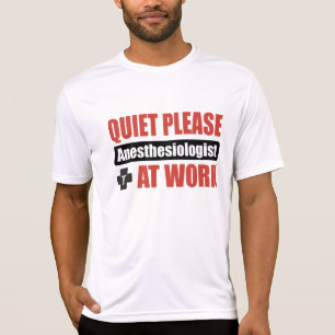 T-shirt De tranquillité anesthésiste svp au travail