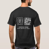 T-Shirt de travail à manches longues avec logo QR (Dos)