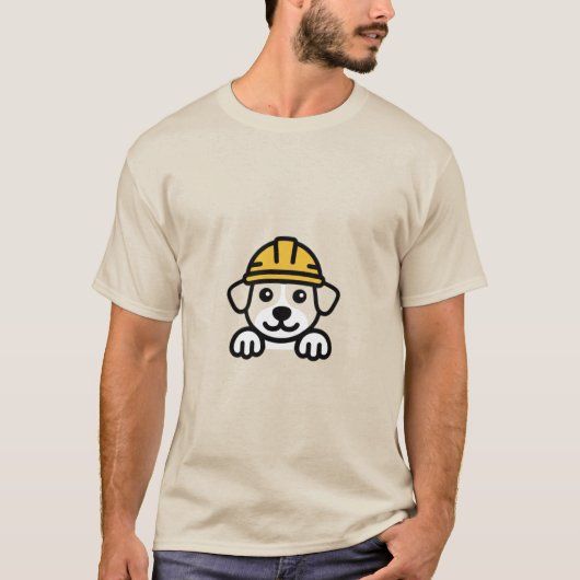 T-Shirt de travailleur du bâtiment (Devant)