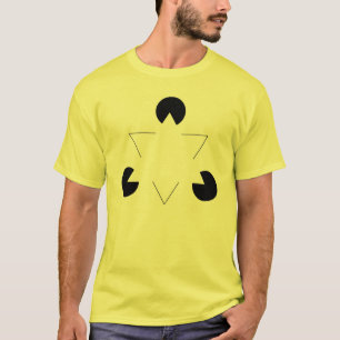 T-shirt de triangle de Kanizsa