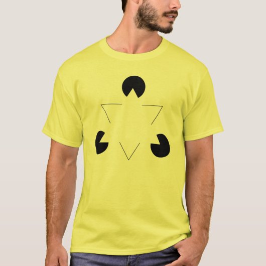 T-shirt de triangle de Kanizsa (Devant)