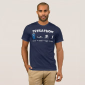 T-shirt de triathlon de Tetrathon (Devant entier)