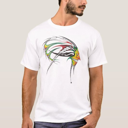 T-shirt de tribal de Rasta (Devant)
