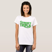 T-shirt de triple de rue de dames (Devant entier)