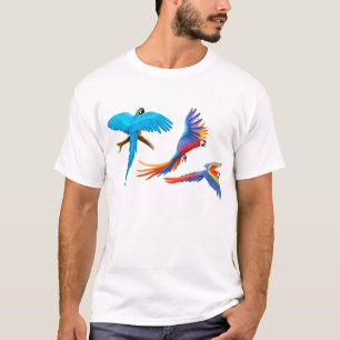 T-shirt de trois aras