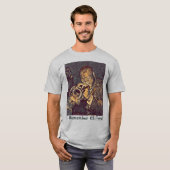T-shirt de trompette de jazz Brown Clifford (Devant entier)