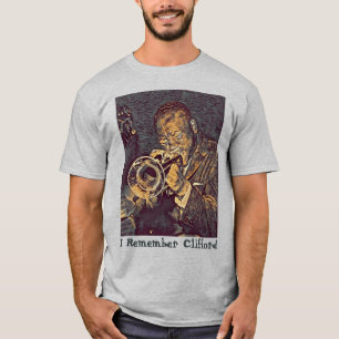 T-shirt de trompette de jazz Brown Clifford