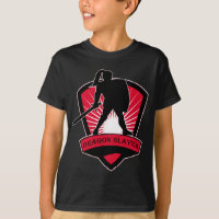 T-shirt de tueur de dragon de chevalier