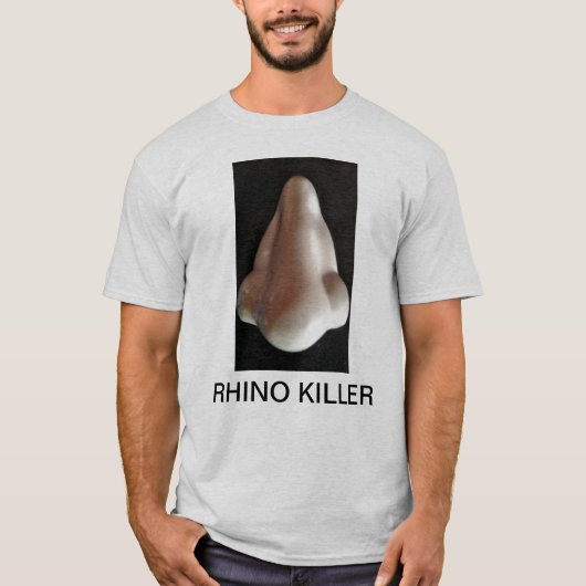 T-SHIRT DE TUEUR DE RHINOCÉROS (Devant)