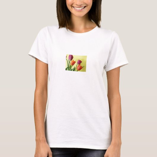 T-shirt de tulipe (Devant)