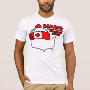 T-shirt de Tuque du Canada - de l'Amérique