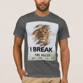 T-shirt de typographie audacieuse et confiante (Devant)