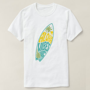 T-Shirt de typographie de planche de surf Rétro Al