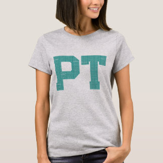 T-shirt de typographie de thérapie physique PT