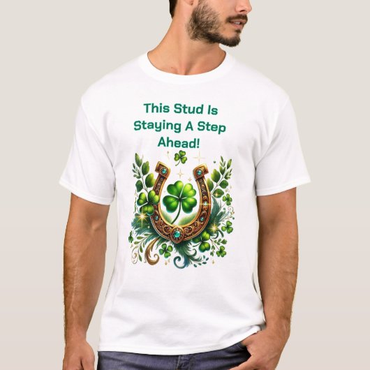 T-shirt de typographie irlandaise (Devant)