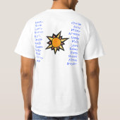 T-shirt de vacances de famille de Riebeling (Dos)