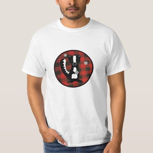 T-shirt de vacances pour la peau de Buffalo Check (Devant)