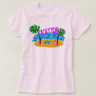 T-Shirt de vacances sur une île
