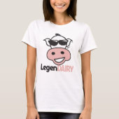 T-shirt de vache drôle de jeu de mots (Devant)
