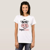 T-shirt de vache drôle de jeu de mots (Devant entier)