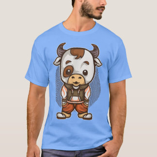T-Shirt De Vache Pour Enfants Paysan