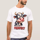 T-shirt de vache sarcastique, drôle (Devant)