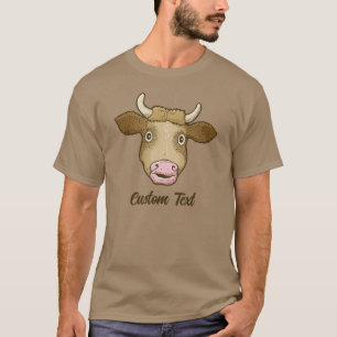 T-shirt de vache surpris