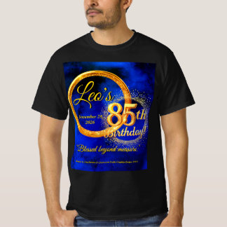 T-shirt de valeur d'anniversaire marquant