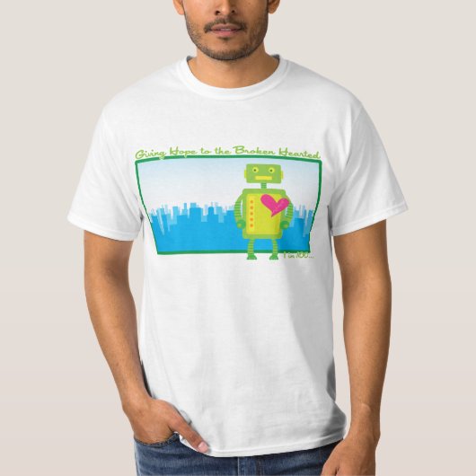 T-shirt de valeur de HeartBot (Devant)